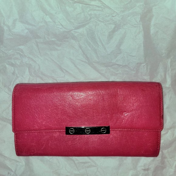 π RARE PINK CARTIER LONG WALLET LOVE COLLECTION - Picture 4 of 15